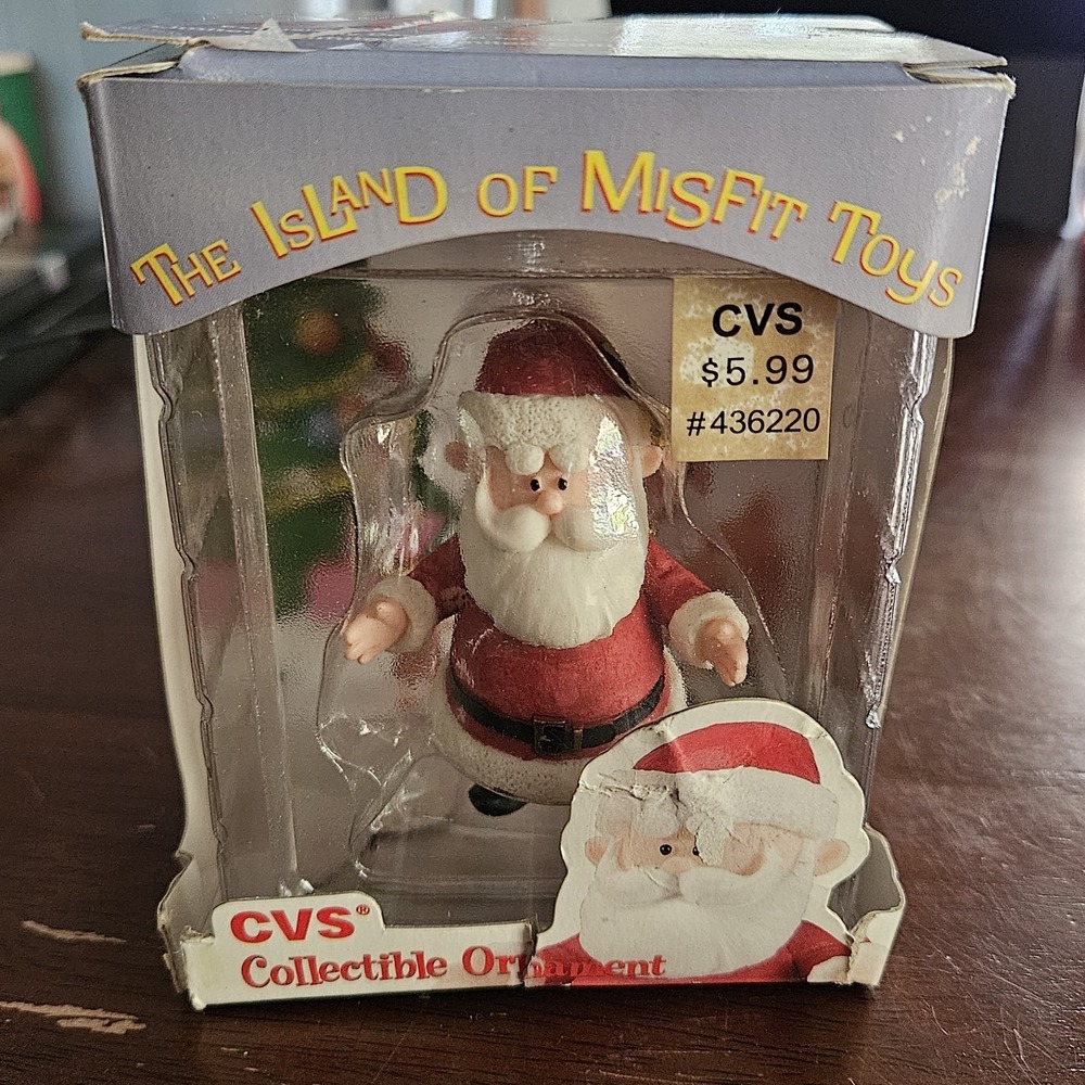 The Island Of Misfit Toys CVS Santa & Yukon Cornelius 1999 Rare Ornaments - Picture 9 of 15